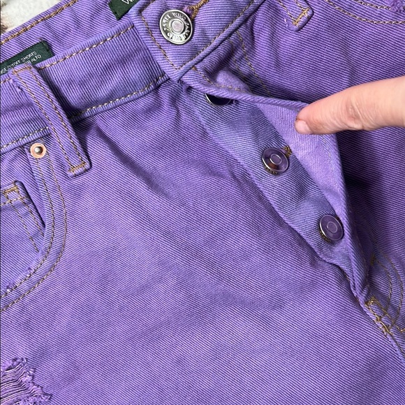 Wild fable Purple dyed Denim Women's Shorts - Picture 6 of 10